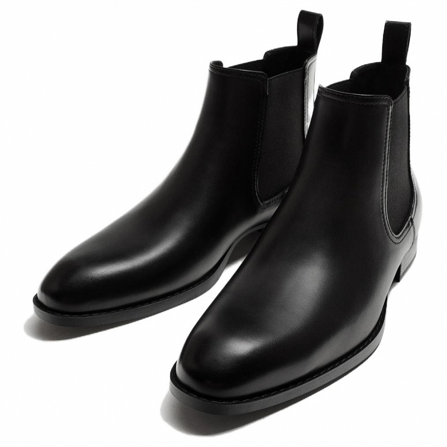 ZARA Short Chelsea Boots Men's Black купить в интернет-магазине Yoocart с быстрой доставкой по России.
