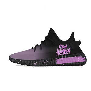 Adidas Originals Yeezy Boost 350 V2 Casual Shoes Unisex Low top Black Purple 1 2770123