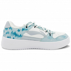 LiNing Streamside Forest Anti-Slip Wear-Resistant Low-Top Skateboard Shoes Men's Blue Green 1 2770254