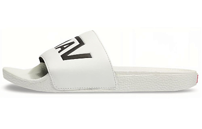 Vans Slide On White Slippers Women's