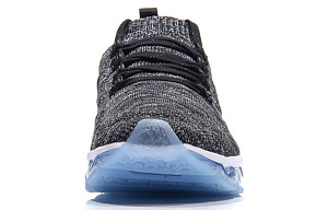 LiNing Sword Shadow Cushioning, Breathable, Lightweight Low Top Running Shoes Women's Black Gray 1 2771241