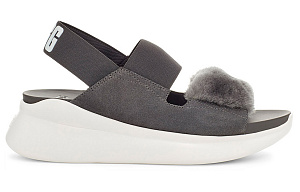 UGG Silverlake Gray Sandals Women's 1 2772236