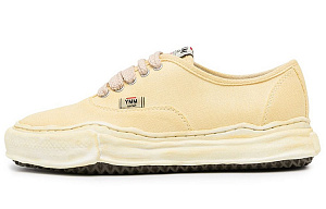 MIHARA YASUHIRO Baker Low-Top Stylish Skateboarding Shoes Men's Light Yellow