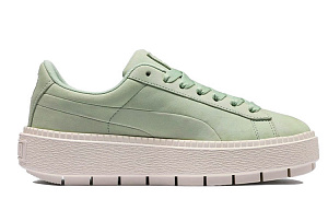 PUMA Platform Trace Skateboard Shoes Women's Low top Mint Green 1 2773573