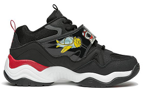 Skechers D'Lites Train Low Top Running Shoes Black/Red Women's 1 2773650