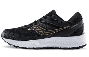 Saucony Cohesion 13 Cohesion Coagulation 13 Durable Breathable Low Top Running Shoes Women's Black Gold
