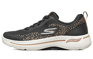 Skechers GO WALK Series Slip On Shoes Women's Low top Black/Gold