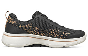 Skechers GO WALK Series Slip On Shoes Women's Low top Black/Gold 1 2774050