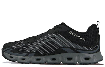 Columbia Cushioning Slip Resistant Breathable Wear Resistant Support Quick Dry Low Top Running Shoes Men's Black