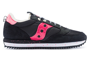 Saucony Cushioning Anti-Slip Wear-Resistant Breathability Low-Top Casual Running Shoes Men's Black Red 1 2775473