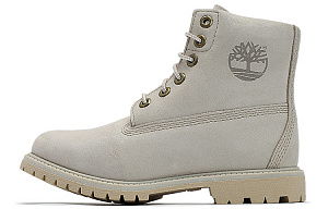 Timberland Paninara Collarless 6 Inch Waterproof Boots 'Light Grey Nubuck' Women's