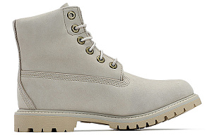 Timberland Paninara Collarless 6 Inch Waterproof Boots 'Light Grey Nubuck' Women's 1 2775733