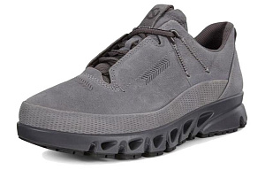 Ecco Multi-Vent Cushioning Anti-Slip And Wear-Resistant Low-Top Casual Shoes Men's Gray 1 2775885