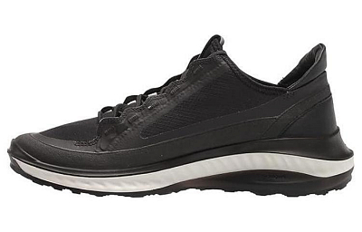 Ecco St 360 Cushioning Anti-Slip And Wear-Resistant Low-Top Casual Shoes Men's Black
