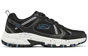 Skechers Hillcrest Low Top Running Shoes Men's Black White 1 2776434