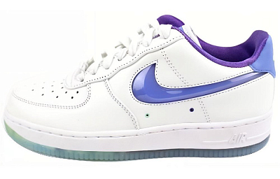 Nike Air Force 1 Skateboard Shoes Women's Low-Top White/Purple