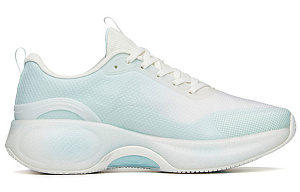 Anta Cushioned Anti-Slip Wear-Resistant Breathable Lightweight Low-Top Running Shoes Women's White Blue 1 2778208