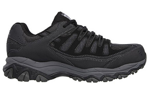 Skechers Relaxed Fit Low Top Hiking Shoes Men's Black 1 2778629