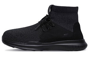 Skechers GO RUN Series Running Shoes Women's High top All Black