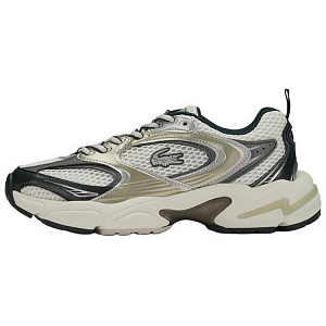 LACOSTE Breathable Lightweight Low-Top Casual Shoes Women's Dark Green