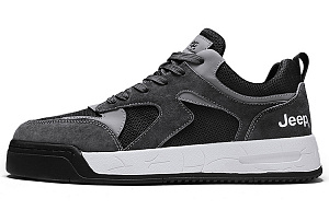 Jeep Low Top Skateboard Shoes Men's Black