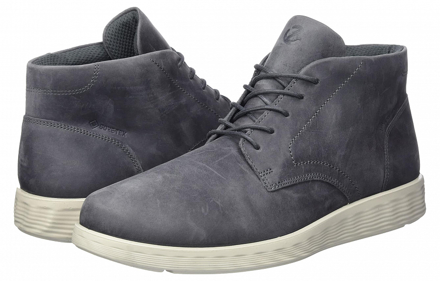 Ecco Ankle Boots Men's Iron Gray купить в интернет-магазине Yoocart с быстрой доставкой по России.