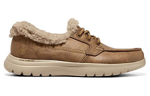 Skechers ON THE GO PU Cushioning Wear-Resistant Low-Top Casual Shoes Women's Chestnut 1 2782621