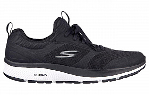 Skechers Go Run Consistent Low top Casual Running Shoes Men's Black White 1 2782716