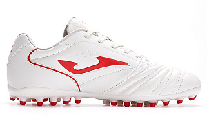 Joma Aguila MG Rubber Short Studs Artificial Ground Abrasion Resistant Coverage Soccer Shoes Men's White Red 1 2782777
