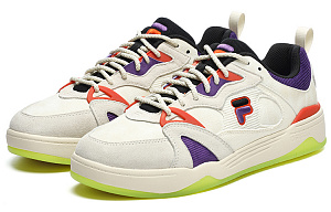 FILA FUSION Smash Smash-Pack Low-Top Skateboard Shoes Women's White Purple 1 2782891