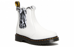 Dr.Martens Short Chelsea Boots Women's White 1 2783286