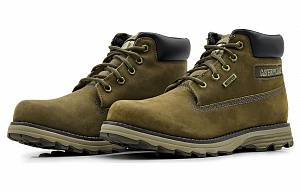 CAT Founder WP TX Wear-Resistant Slip-Resistant Ankle-Length Outdoor Boots Dark Gray 1 2784997