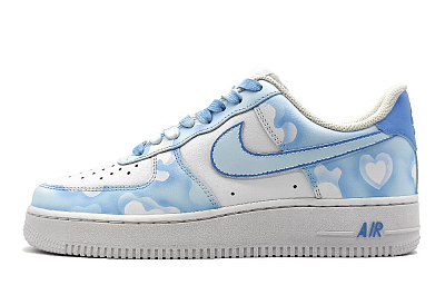 Nike Air Force 1 Low LE Low-Top Skateboard Shoes GS Blue