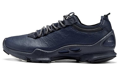 Ecco Breathable Low-Top Sports Casual Shoes Men's Ocean Blue