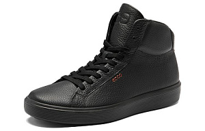 Ecco Graceful Cool 60 Anniversary High-Top Skateboard Shoes Men's Black 1 2785984