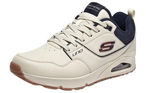Skechers Uno Low Top Casual Shoes Men's Beige Black 1 2786075