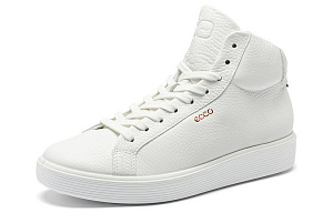 Ecco Graceful Cool 60 Anniversary High Top Skateboard Shoes Women's White