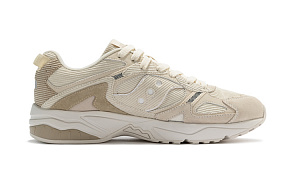 Saucony GSD 90S Anti Slip Wear Resistant Low Top Casual Shoes Unisex Beige Brown 1 2786507