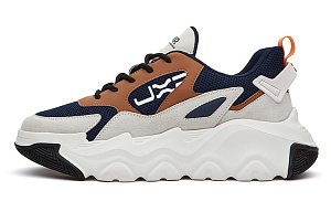 Jeep Abrasion Resistant Breathable Low Top Casual Shoes Men's Beige Blue