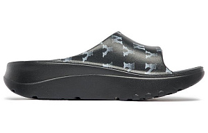 MLB Slipper Rubber Sole Odor-Resistant Slip-Resistant Slide Slippers Unisex Black White 1 2786952