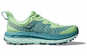 HOKA ONE ONE Mafate Speed 4 Lime Glow Ocean Mist Women's 1 2787011