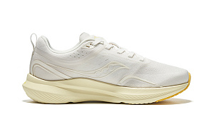 Saucony Humming Hummingbird 3 Anti Slip Wear Resistant Low Top Running Shoes Women's White Yellow 1 2787419