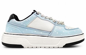 MLB Chunky Liner Wear-Resistant Height Increasing Low-Top Skateboard Shoes Unisex Ocean Blue 1 2787518