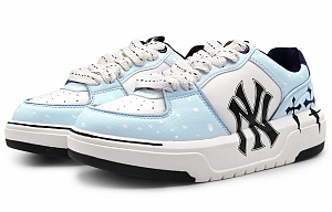 MLB Chunky Liner Wear-Resistant Height Increasing Low-Top Skateboard Shoes Unisex Ocean Blue 2 2787519