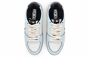 MLB Chunky Liner Wear-Resistant Height Increasing Low-Top Skateboard Shoes Unisex Ocean Blue 3 2787520