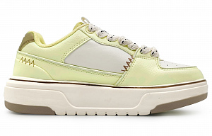 MLB Chunky Liner Height Increasing Low-Top Skateboard Shoes Unisex Green 1 2787806