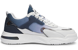 Jeep Low Top Casual Shoes Men's Beige Blue 1 2787883