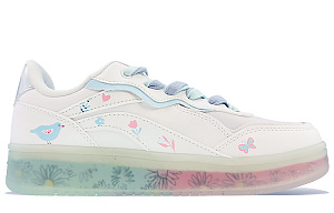 LiNing Low-Top Skateboard Shoes Women's White Pink 1 2788153