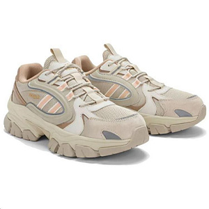 Kappa Anti-Slip Wear-Resistant Low-Top Chunky Sneakers Unisex Gray Brown 1 2788347