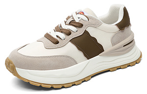 Dickies Low-Top Running Shoes Women's Beige Coffee 1 2788833